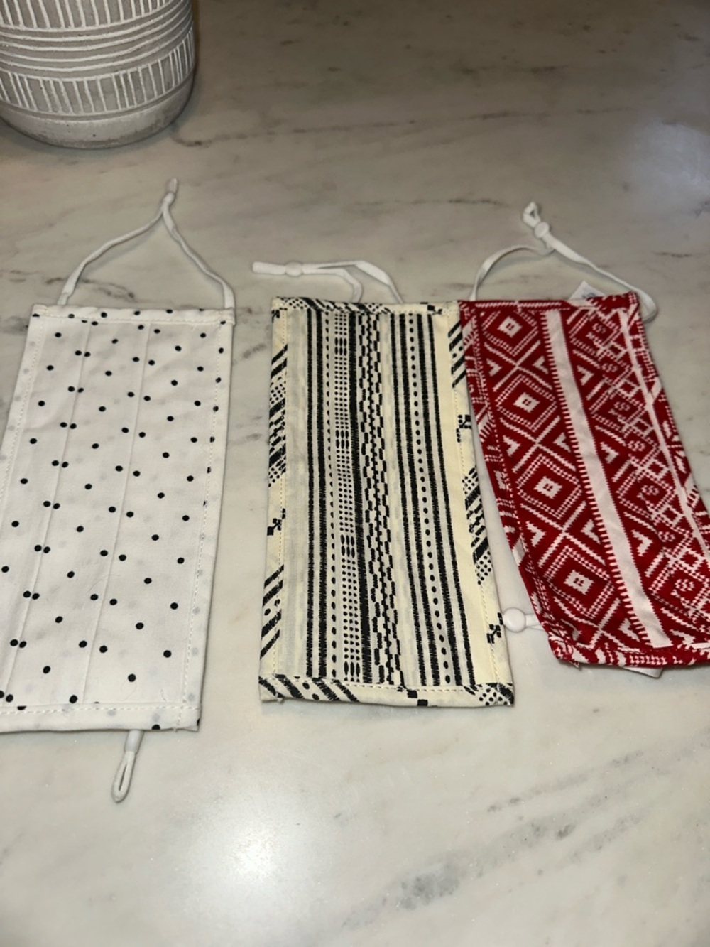 NWOT set of 6 Old Navy Assorted Patterned Face Masks - Mixed Prints - Picture 4 of 6